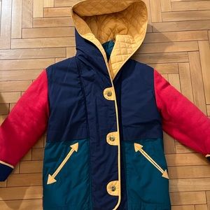 Multi color vintage coat
